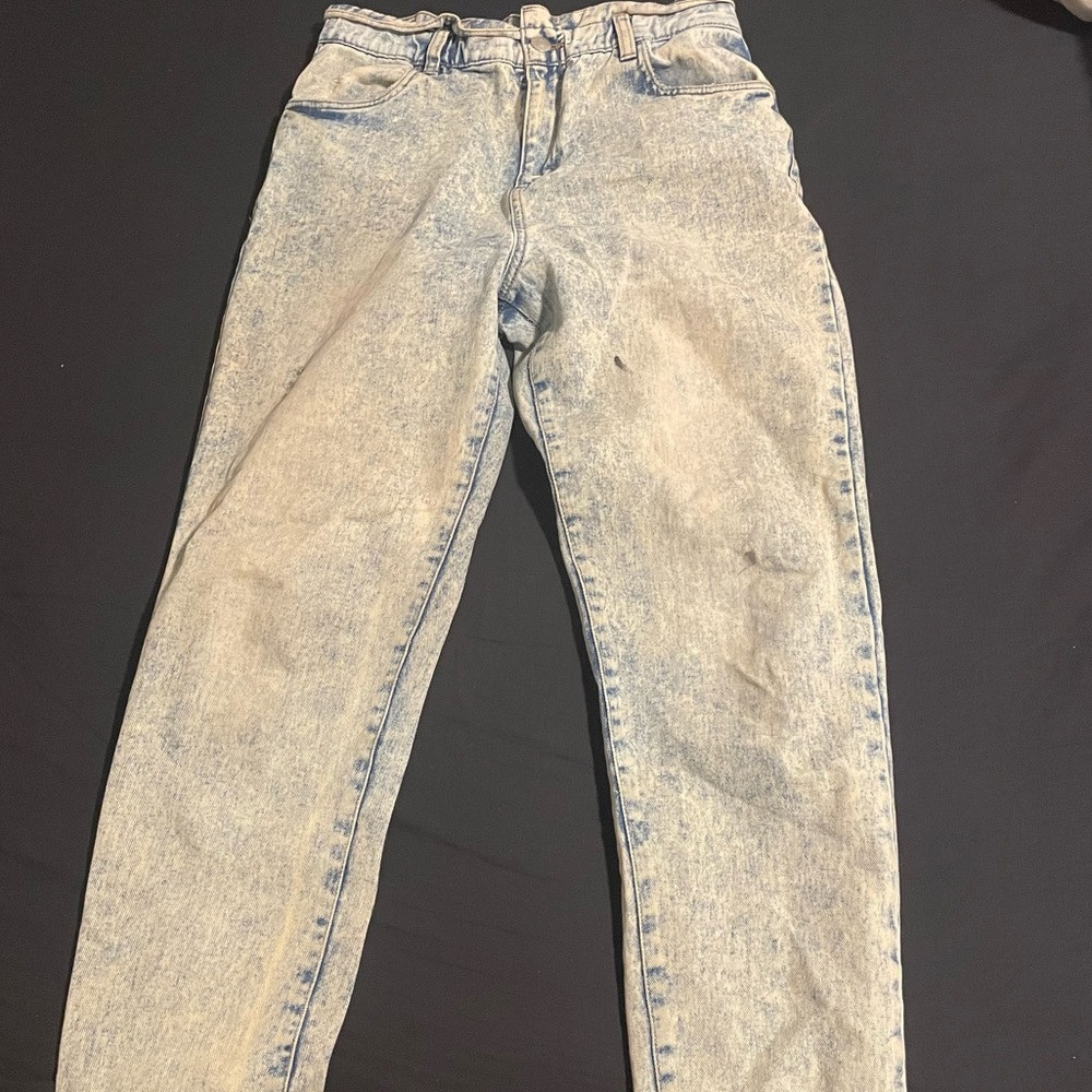 REFUGE paper bag mom jeans